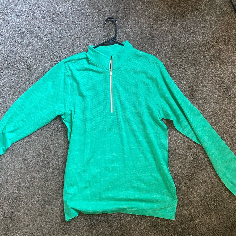 Lululemon Relaxed-Fit Training Hoodie  large Kohlrabi Green/Kelly Green